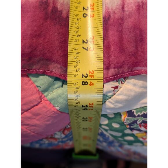 Australian Silk Diva Purple Rose Flowy Boho Silk Tunic Womens Size XL - Picture 8 of 12